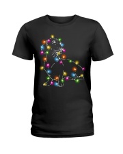 Christmas Light Dachshund Ladies T-Shirt thumbnail