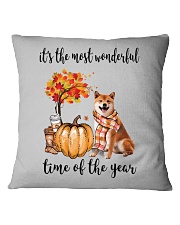 The Most Wonderful Time - Shiba Inu Square Pillowcase thumbnail