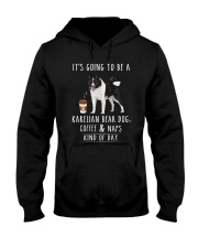 Karelian Bear Dog Coffee and Naps Hooded Sweatshirt thumbnail