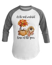 The Most Wonderful Time - Pekingese Baseball Tee thumbnail