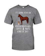 American Quarter Horse Coffee and Naps Classic T-Shirt front