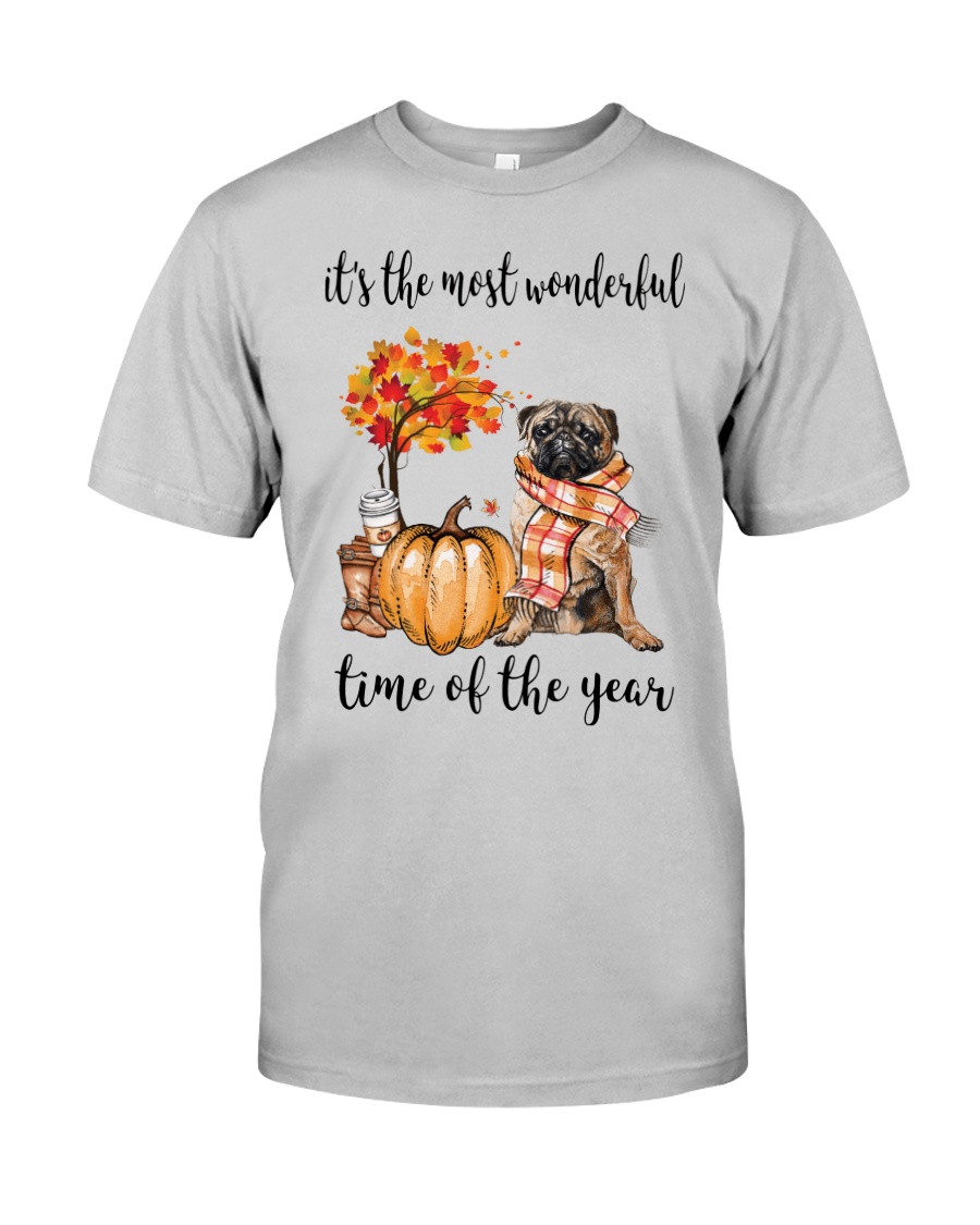 The Most Wonderful Time - Pug Classic T-Shirt