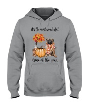 The Most Wonderful Time - Pug Hooded Sweatshirt thumbnail
