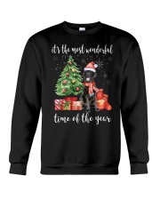 The Most Wonderful Xmas - Black Labrador Crewneck Sweatshirt thumbnail