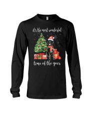 The Most Wonderful Xmas - Black Labrador Long Sleeve Tee thumbnail