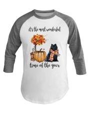 The Most Wonderful Time - Black Pomeranian Baseball Tee thumbnail