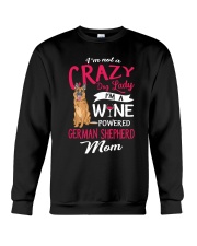 Crazy Lady German Shepherd Crewneck Sweatshirt thumbnail