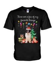 A Few of My Favorite Things - Saint Bernard V-Neck T-Shirt thumbnail