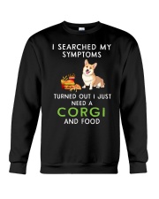 Corgi and Food Crewneck Sweatshirt thumbnail