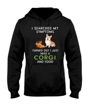 Corgi and Food Hooded Sweatshirt thumbnail