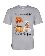 The Most Wonderful Time - Wheaten Terrier V-Neck T-Shirt thumbnail