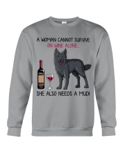 Wine and Mudi 2 Crewneck Sweatshirt thumbnail