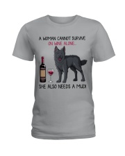 Wine and Mudi 2 Ladies T-Shirt thumbnail
