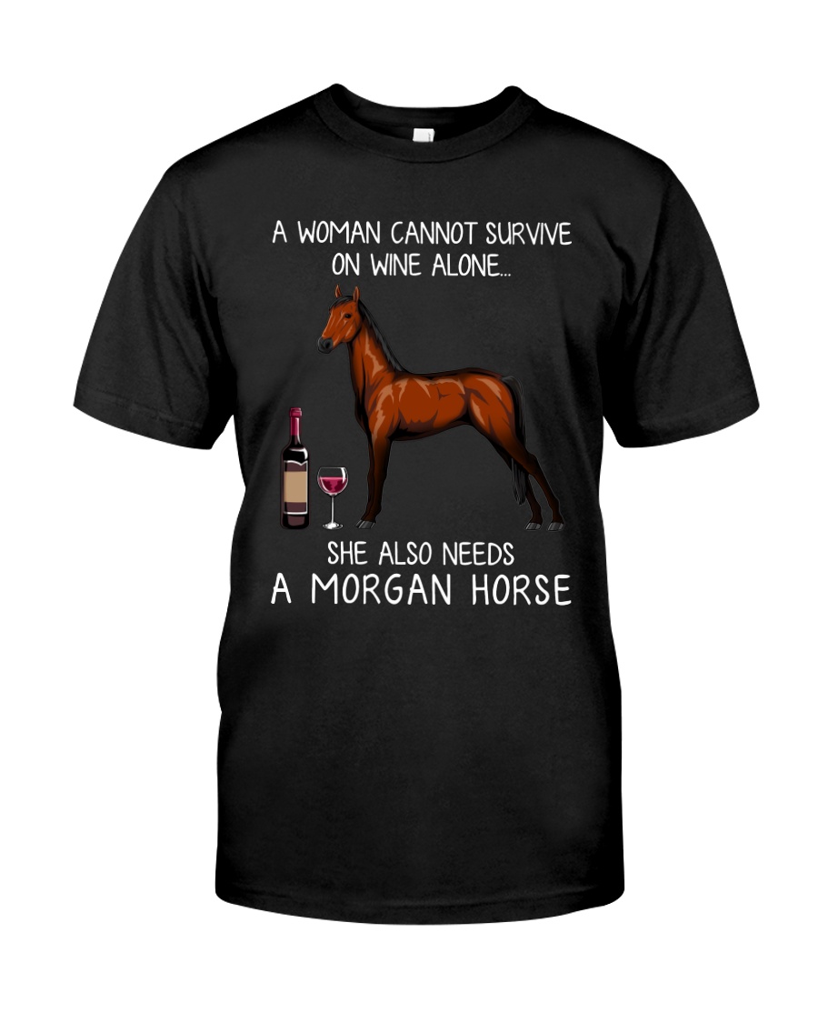 Wine and Morgan Horse Classic T-Shirt