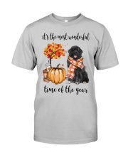 The Most Wonderful Time - Black Newfoundland Classic T-Shirt front