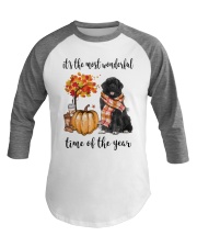 The Most Wonderful Time - Black Newfoundland Baseball Tee thumbnail