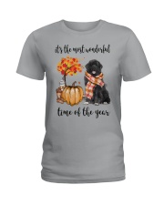 The Most Wonderful Time - Black Newfoundland Ladies T-Shirt thumbnail