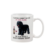 Wine and Black Russian Terrier 2 Mug thumbnail