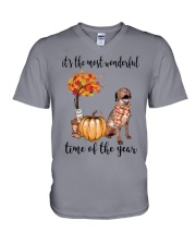 The Most Wonderful Time - Chesapeake Bay Retriever V-Neck T-Shirt thumbnail