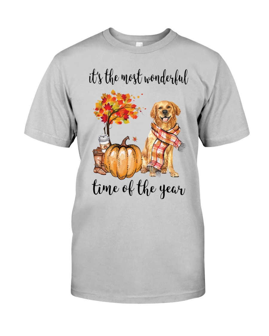 The Most Wonderful Time - Golden Retriever 2 Classic T-Shirt