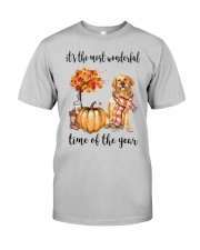 The Most Wonderful Time - Golden Retriever 2 Classic T-Shirt front