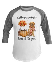 The Most Wonderful Time - Golden Retriever 2 Baseball Tee thumbnail