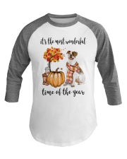 The Most Wonderful Time - American Bulldog Baseball Tee thumbnail