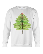 Dragonfly Christmas Tree Crewneck Sweatshirt thumbnail
