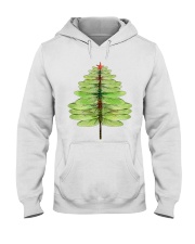 Dragonfly Christmas Tree Hooded Sweatshirt thumbnail