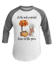 The Most Wonderful Time - Maltipoo Baseball Tee thumbnail