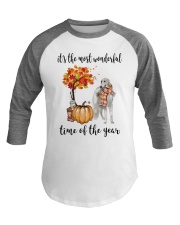 The Most Wonderful Time - Borzoi Baseball Tee thumbnail