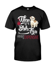 Shih Tzu - Therapy is expensive Classic T-Shirt front