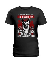 I Would Push You In Front of Zombies - GS Ladies T-Shirt thumbnail