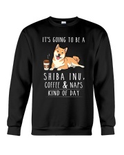 Shiba Inu Coffee and Naps Crewneck Sweatshirt thumbnail