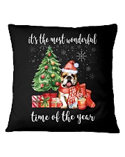 The Most Wonderful Xmas - Bulldog Square Pillowcase thumbnail