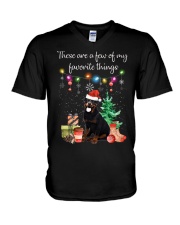 A Few of My Favorite Things - Rottweiler V-Neck T-Shirt thumbnail