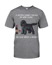 Wine and Barbet Classic T-Shirt front