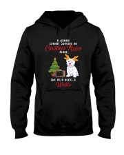 Christmas Movies and Westie Hooded Sweatshirt thumbnail