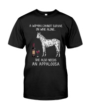 Wine and Appaloosa Classic T-Shirt front
