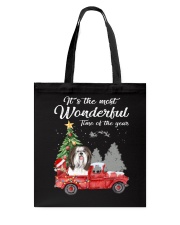 Wonderful Christmas with Truck - Shih Tzu Tote Bag thumbnail