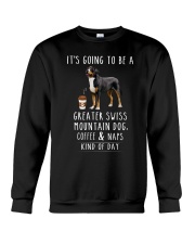 Greater Swiss Mountain Coffee and Naps Crewneck Sweatshirt thumbnail