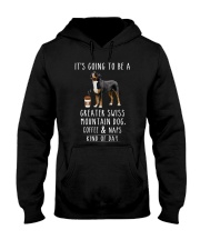 Greater Swiss Mountain Coffee and Naps Hooded Sweatshirt thumbnail