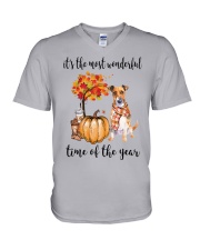 The Most Wonderful Time - Jack Russell Terrier V-Neck T-Shirt thumbnail
