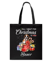 All I Want For Christmas Is Boxer Tote Bag thumbnail