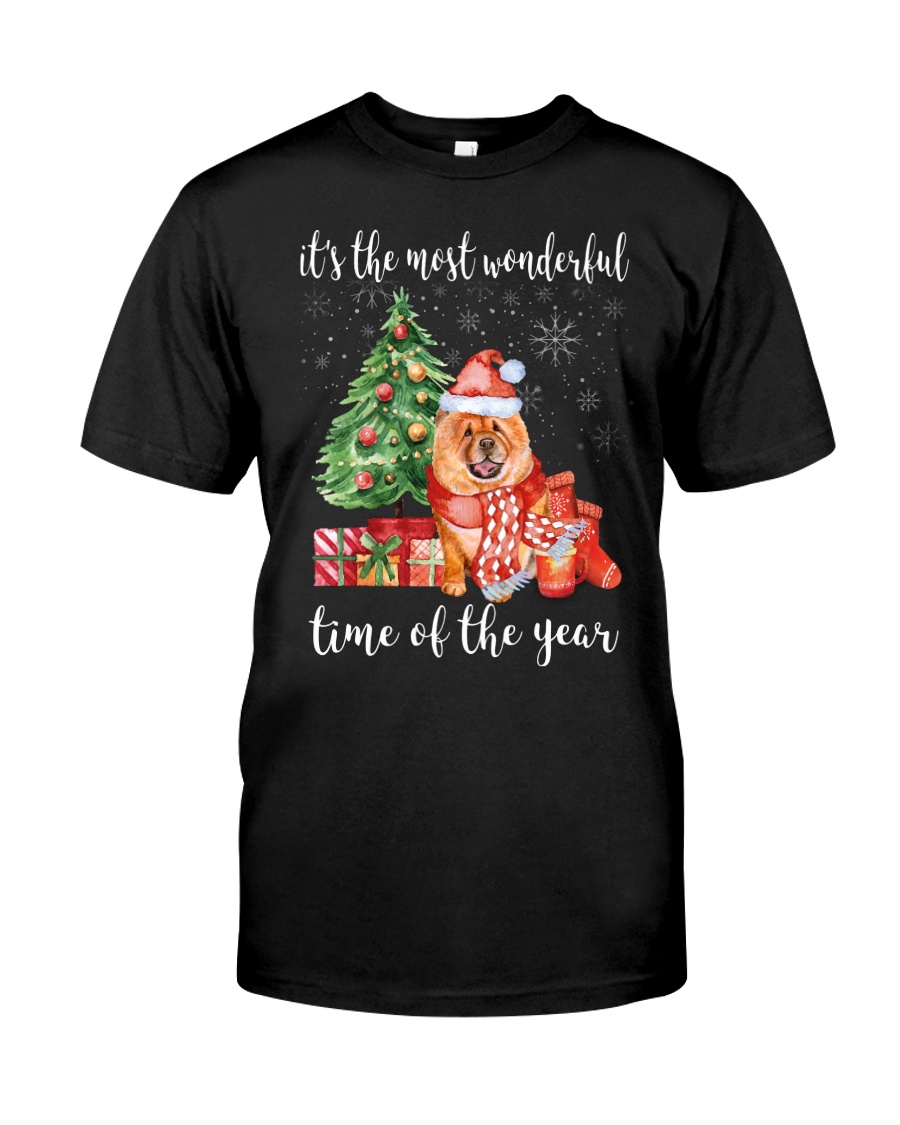 The Most Wonderful Xmas - Chow Chow Classic T-Shirt