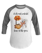 The Most Wonderful Time - Samoyed Baseball Tee thumbnail