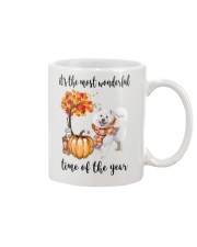 The Most Wonderful Time - Samoyed Mug thumbnail