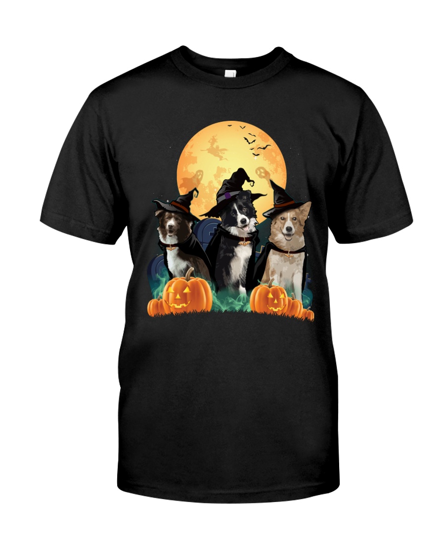 Howloween Border Collie Classic T-Shirt