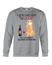 Cannot Survive Alone - Golden Retriever Crewneck Sweatshirt thumbnail