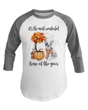 The Most Wonderful Time - French Bulldog Baseball Tee thumbnail